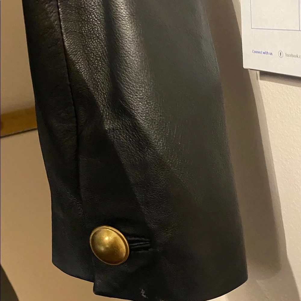 Bod & Christensen Black Leather Women's Jacket - Picture 8 of 14